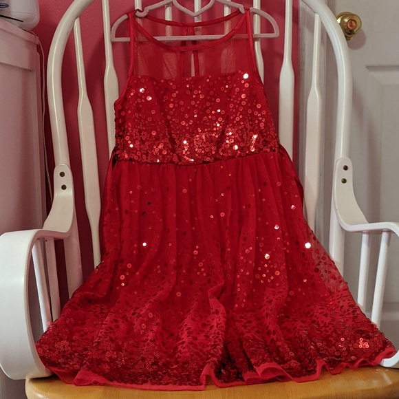 Ruby Rox Other - Girls Holiday Red Sequin Dress